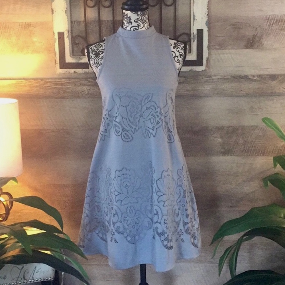 Slate Gray Mod Squad “Lace” Dress